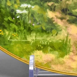 Коллекционная Фарфоровая Тарелка - Блюдо «Дикая Природа. Косули», KAISER Германия.