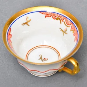 Антикварная Фарфоровая Кофейная пара в стиле Шинуазри, ROSENTHAL Германия, 1891 - 1906 годы. 