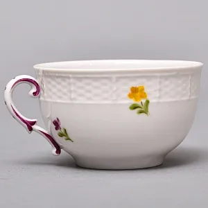 Коллекционная Кофейная пара «Летние цветы», Фарфор Nymphenburg, Германия.