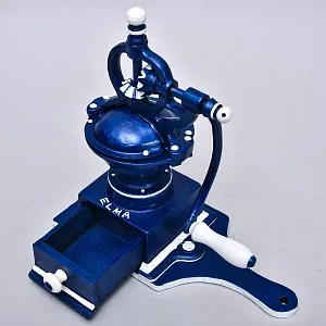 Антикварная Чугунная Ручная Механическая Кофемолка ELMA, Франция начало ХХ века.