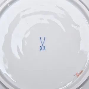 Коллекционное Сервировочное Блюдо - Тарелка, Фарфор MEISSEN, Германия -1978 год.