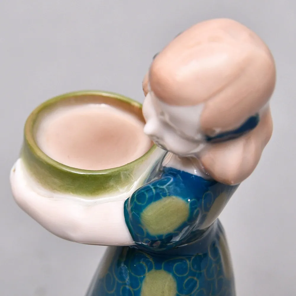  Антикварная Фарфоровая статуэтка «Девочка с утками», ROSENTHAL Германия, первая половина ХХ века.