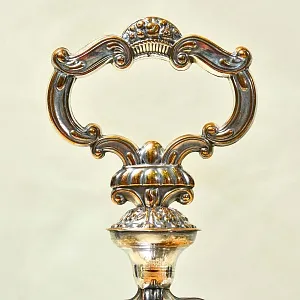 Сервировочная Металлическая Подставка для Винных бутылок, SHEFFIELD Англия середина ХХ века.