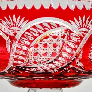 Большая Хрустальная Ваза - Конфетница - Фруктовница JOSKA BODENMAIS Германия 60-х гг.