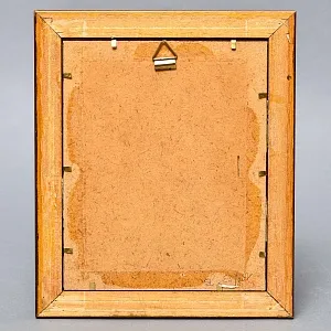 Объемная Картина - Панно в технике 3D декупаж «Ремесленник. Мастер - лудильщик», 70-е годы ХХ века.