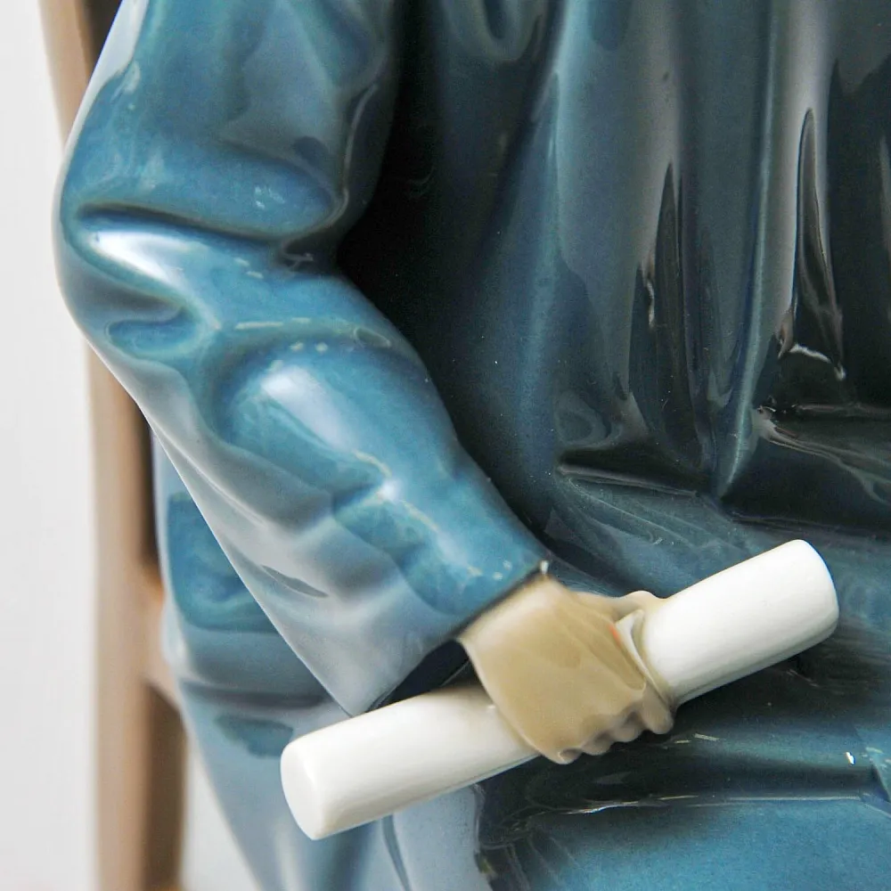 Большая Коллекционная Фарфоровая статуэтка «ВЫПУСКНИК». Lladro Испания - 1983 год.