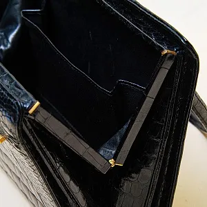 Дамская Сумка из Натуральной Крокодиловой Кожи Западная Германия 50 -е годы ХХ века..