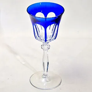 Редкость! Хрустальный Бокал для вина «Diana» - синий, NACHTMANN Германия, 60 -е годы ХХ века.