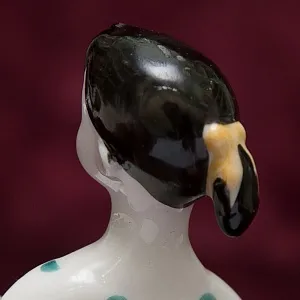 РЕДКОСТЬ!! Фарфоровая Статуэтка «Бадминтонистка», ЛФЗ СССР - 1955 год.