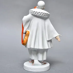 Антикварная Фарфоровая статуэтка «Поющий Пьеро», ROSENTHAL Германия - 1918 год.