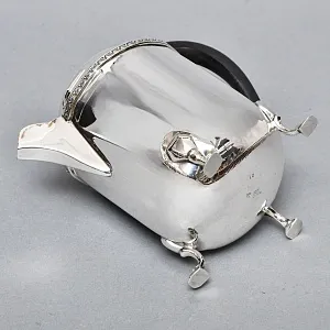 Винтажный Металлический Кофейник - Чайник на ножках 1 л. Silverplate, Англия - середина ХХ века.