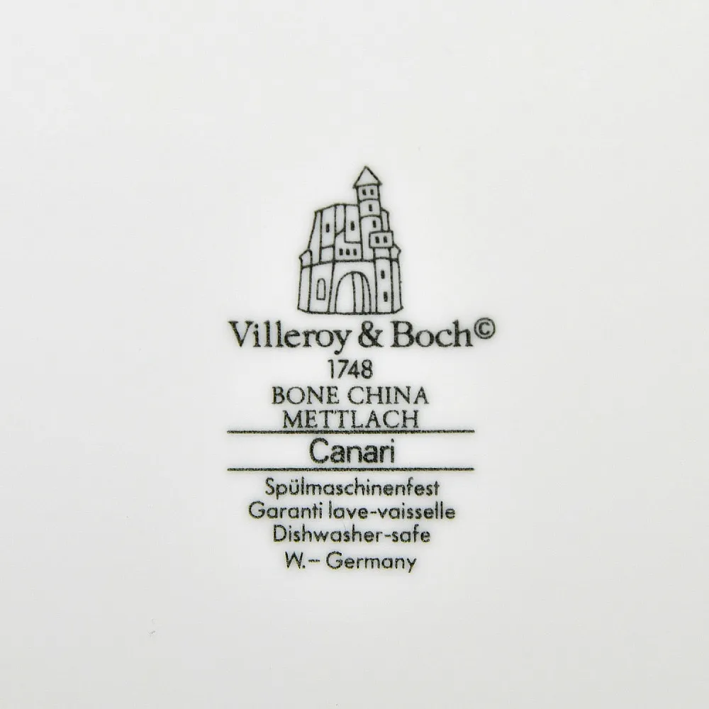 Сервировочный Фарфоровый Поднос с ручками - Блюдо, Villeroy&Boch Германия, 1991 - 1993 годы.