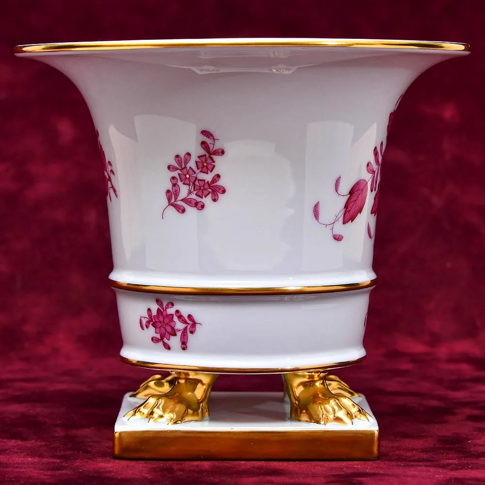 Фарфоровая Вазочка - Орешница «APPONYI PURPUR», HEREND Венгрия.