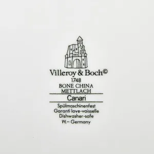 Сервировочный Фарфоровый Поднос с ручками - Блюдо, Villeroy&Boch Германия, 1991 - 1993 годы.