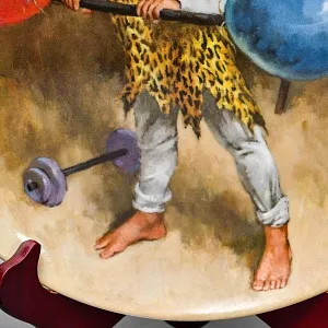 Коллекционная Фарфоровая Тарелка «Джонни - Маленький силач», RECO США -1983 год.