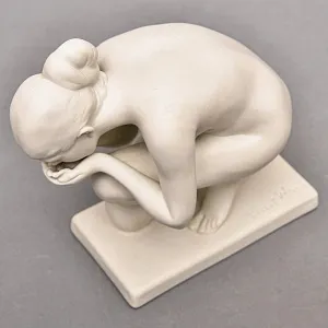 Коллекционная Фарфоровая статуэтка «Обнаженная у ручья», ROSENTHAL Германия, 1983 - 1991 годы. 