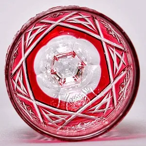 Розовый Бокал для Вина, серия «Berlin», Цветной Хрусталь JOSKA BODENMAIS, Германия 70 гг.