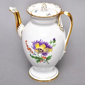 Фарфоровый Чайный Сервиз на 6-ть персон «Мейсенский букет», MEISSEN Германия, 1924 - 1934 годы.