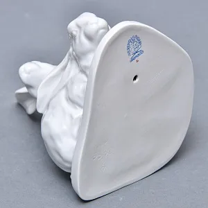 Коллекционная Фарфоровая статуэтка «Два Зайца», HEREND Венгрия, середина ХХ века. 