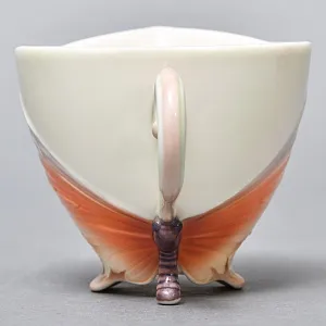 Авторский Фарфоровый Чайный сервиз «Бабочки и стрекозы» на 4 персоны, Franz Collection Тайвань.