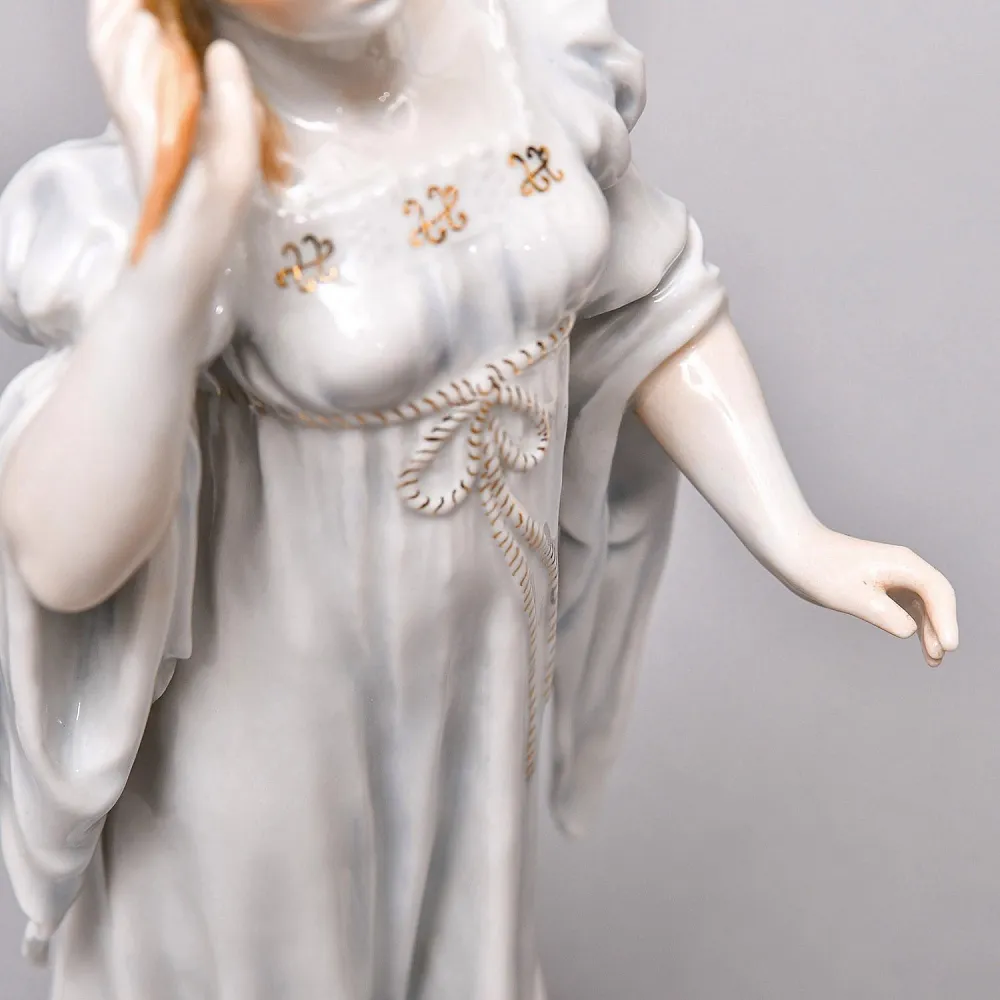 Редкость! Парные Фарфоровые статуэтки «Гамлет и Офелия», HEREND Венгрия - середина ХХ века.