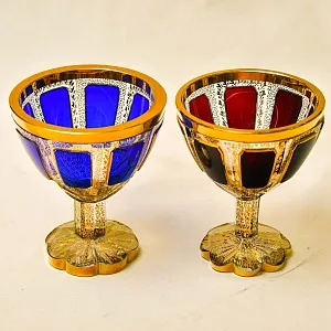 Креманка - Ваза - Орешница «Голубой Сапфир», ERNST WITTIG, Германия.