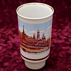 Агитационная! Подарочная Ваза «ВЕТЕРАНУ ТРУДА» Фарфор СССР Дулево -1968 -1970 гг.