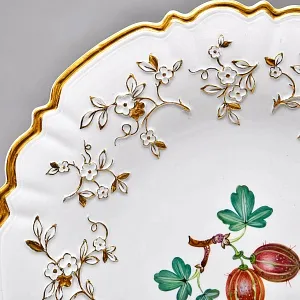 Коллекционное Блюдо - Тарелка «Крыжовник» Фарфор  MEISSEN / МЕЙСЕН, Германия - 1924 - 1934 годы. 