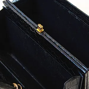 Сумка Дамская из Натуральной Крокодиловой Кожи Западная Германия 50 -е годы ХХ века..