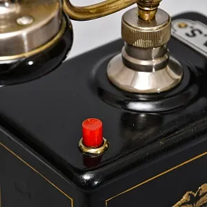 Антикварный Настольный Телефонный аппарат - Телефон «Kjøbenhavns Telefon - KTAS», Дания -1905 год.