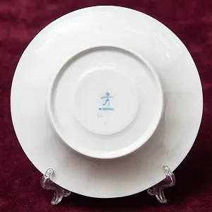 Чайный Сервиз в стиле АМПИР на 12 персон - 42 предмета, Furstenberg, Германия середина ХХ века.