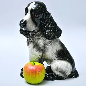 Большая Фарфоровая статуэтка «Спаниель», Goebel Германия, 1971 - 1991 года.