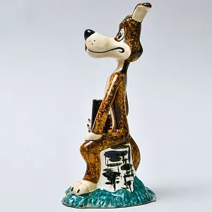 Авторская Коллекционная Фарфоровая Статуэтка «Пес Шарик», Россия.