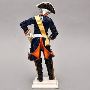 Коллекционная Фарфоровая статуэтка «Старый Фриц» - «Король Пруссии Фридрих II», Hutschenreuther Германия.