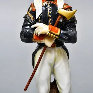 Редкая! Коллекционная Фарфоровая статуэтка «Маркшейдер - Горный Инженер», Unterweissbach Германия. 