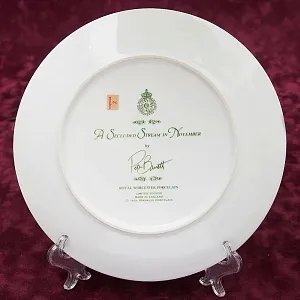 Коллекционная Тарелка «Ноябрь» Фарфор, ROYAL WORCHESTER, Англия -1979 год.