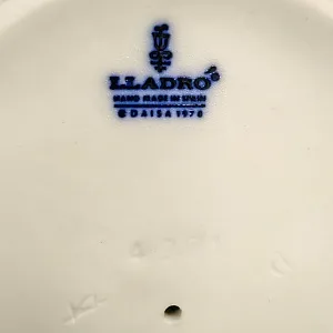 Коллекционная Фарфоровая статуэтка «Гейша с веерами» Н - 29 см. Lladro, Испания - 1978 год.