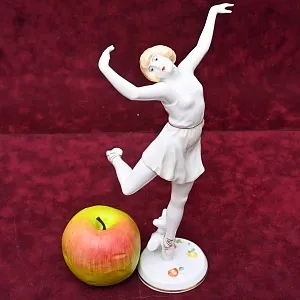 Антикварная статуэтка «БАЛЕРИНА», Фарфор Rosenthal Германия, 1920 - 1921 годы.