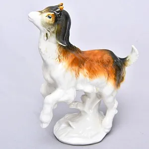 Коллекционная Фарфоровая статуэтка «Козленок», Karl Ens Германия, первая половина ХХ века.