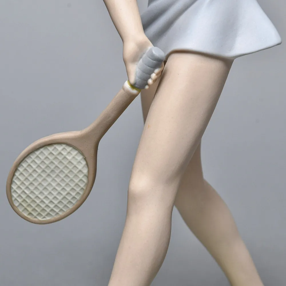 Парные Фарфоровые статуэтки «Теннисистка и Теннисист», Lladro Испания, 1982 - 1987 годы. 