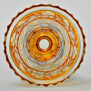 Редкость! Антикварная Хрустальная Ваза, JOSEPHINENHUTTE, Германия 1915 -1925 гг.