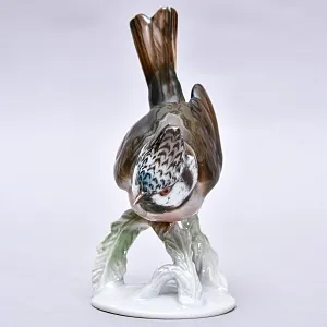 Редкость! Коллекционная статуэтка «Птица. Хохлатая синица», Фарфор ROSENTHAL, Германия.