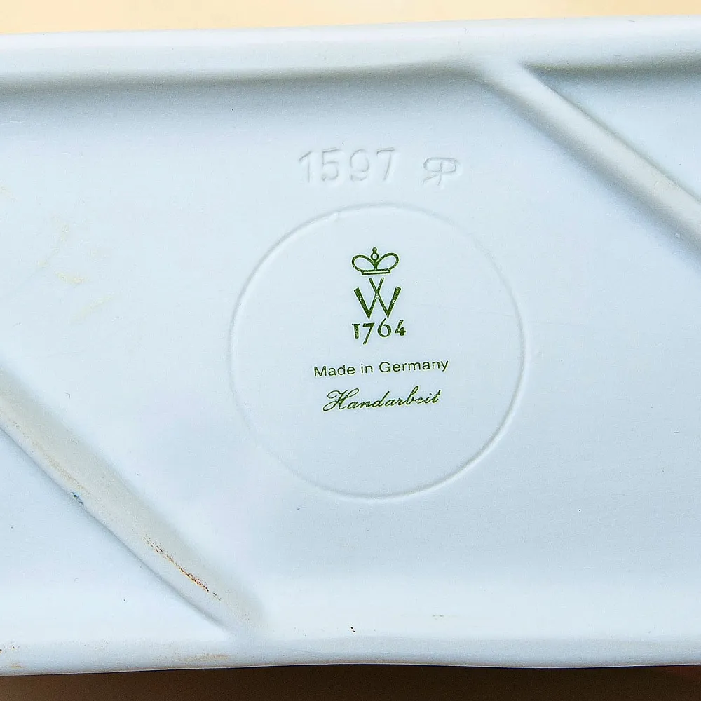 Редкость! Авторская фарфоровая статуэтка «БУРЫЙ МЕДВЕДЬ», Wallendorf Германия - 1963 год..