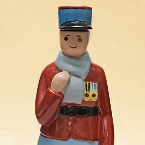 Штоф-Графин-Бутылка- Флакон для ликёра «Бывалый Жандарм», AРТ ДЕКО ROBJ ФРАНЦИЯ 1928г.