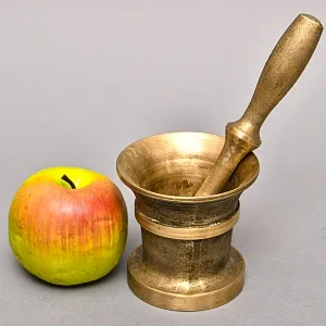 Старинная Бронзовая Ступка для размельчения сухих продуктов, СССР -70-е годы ХХ века.