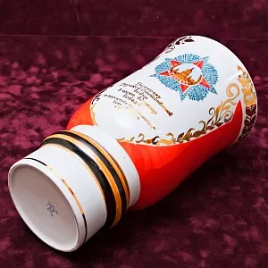 Коллекционная Фарфоровая Ваза «Орден Победа», Довбышевский ФЗ СССР, 70-е гг. ХХ века.