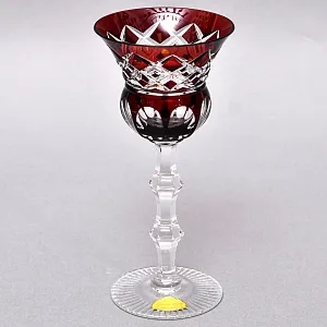 «Рубиновый Хрусталь» - Бокал для Вина «Barthmann» DOROTHEENHUTTE Германия -50 гг.