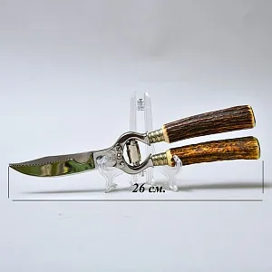 Винтажный Набор для Барбекю «Охота» - 3 предмета, DREIZACK SOLINGEN Германия, 50 -е годы ХХ века.