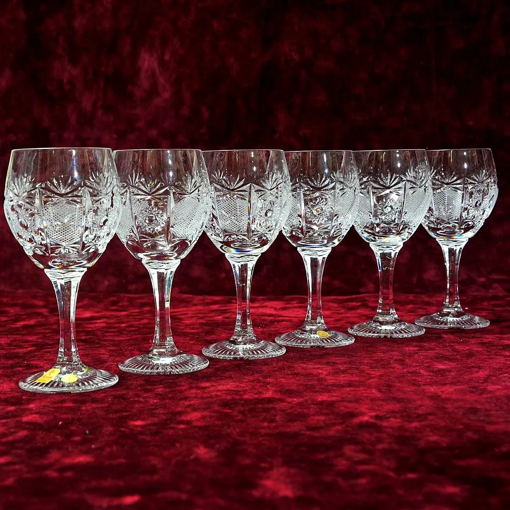 Хрустальные Бокалы для Вина серия «PARIS», NACHTMANN Германия 70-е годы ХХ века.