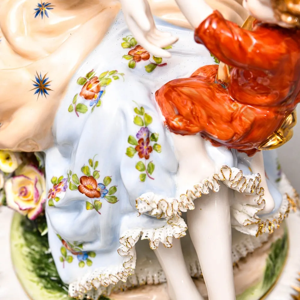 Коллекционная Фарфоровая Статуэтка «Материнство. Мать и Дитя», SANDIZELL PORCELAIN Германия.